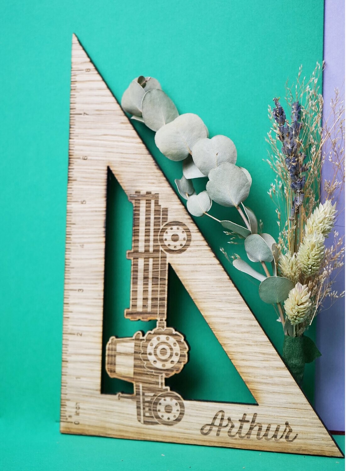 Dreiecklineal Traktor