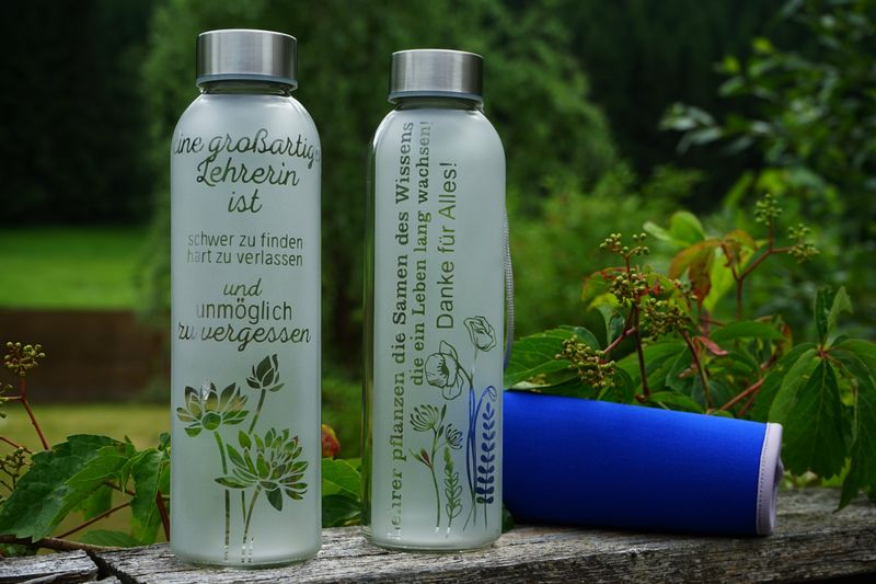 Trinkflasche ,,eine großartige Lehrerin ist...,,