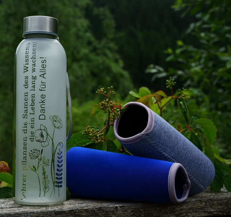 Trinkflasche ,,Lehrer pflanzen die Samen des Wissens,,