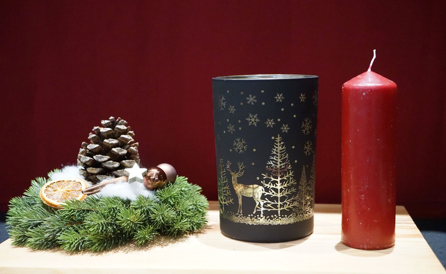 Windlicht ,,Winterlandschaft,,