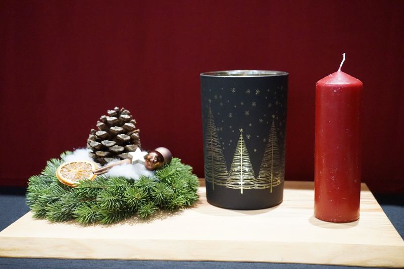 Windlicht ,,Bäume,,