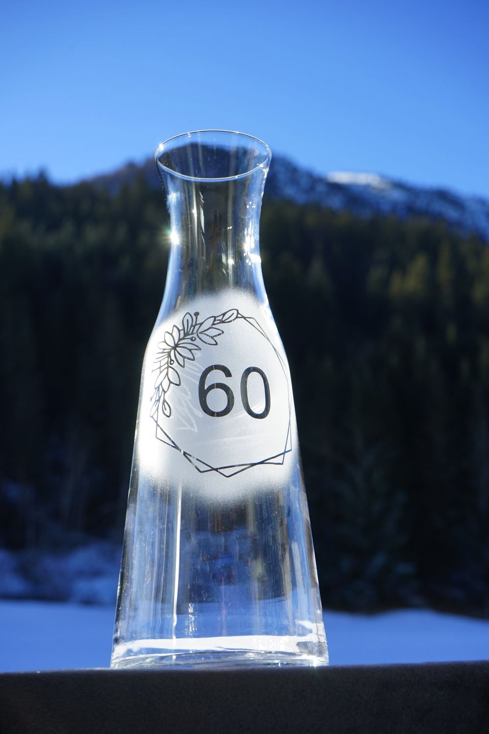 Karaffe 60.Jubiläum