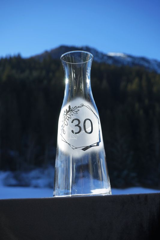 Karaffe 30.Jubiläum