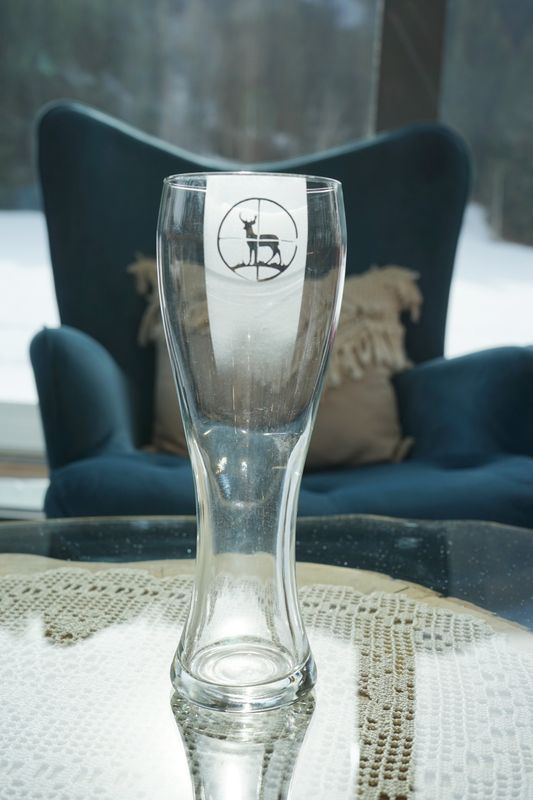Weizenbierglas ,,Hirsch,,