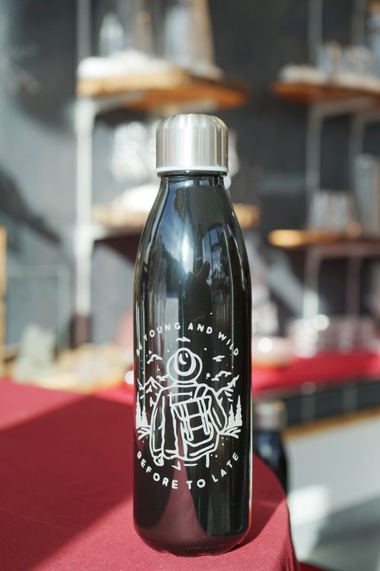 Glasflasche Wanderlust