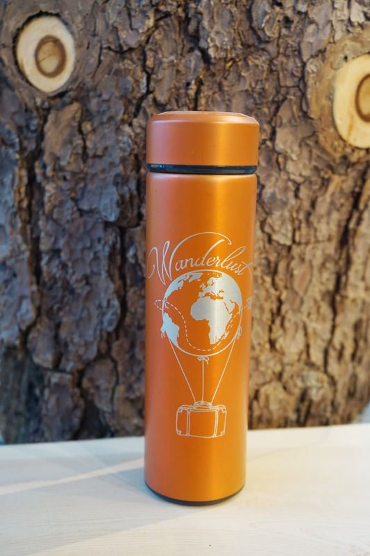 Thermosflasche ,,Wanderlust,,