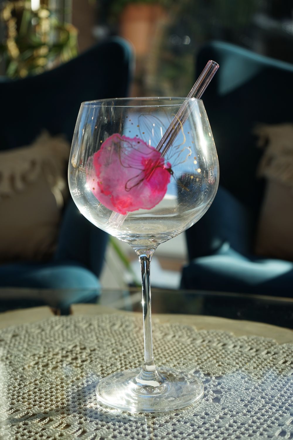 Cocktailglas mit Digitaldruck