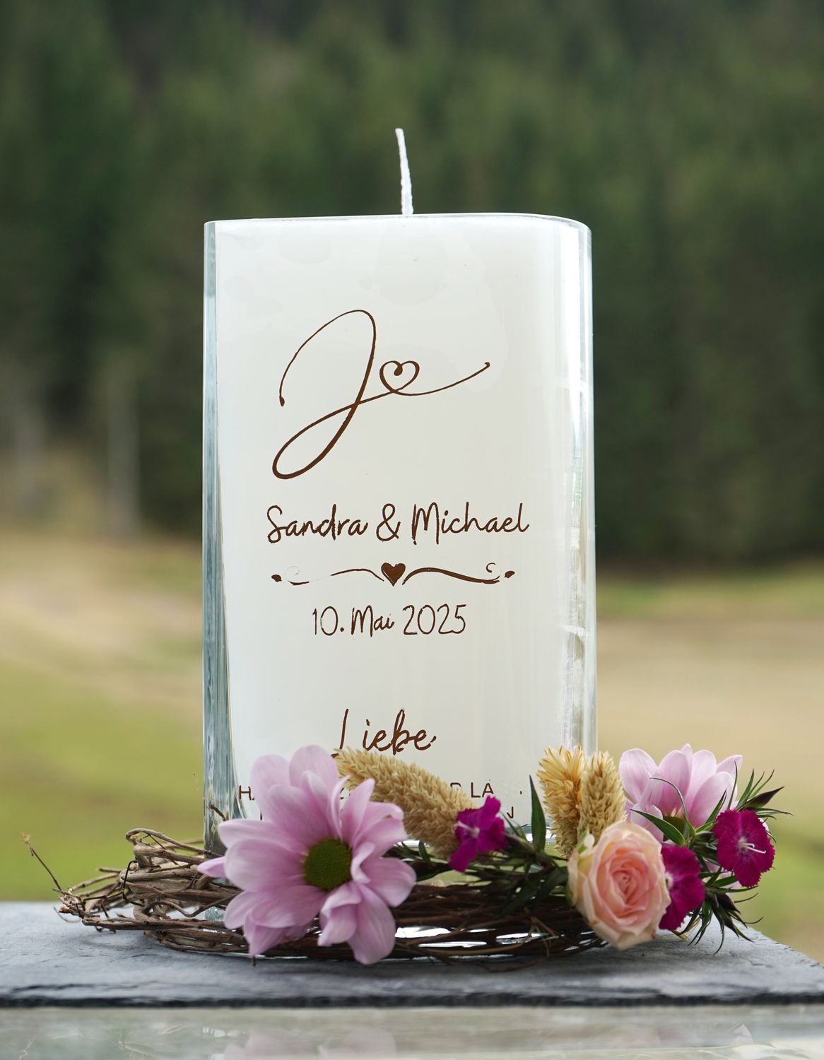 Hochzeitskerze klein