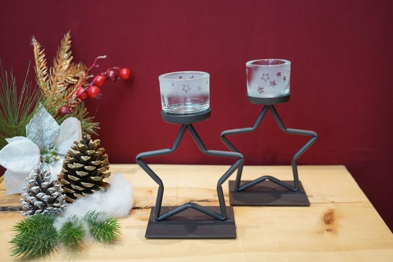 Teelichthalter ,,Stern,,