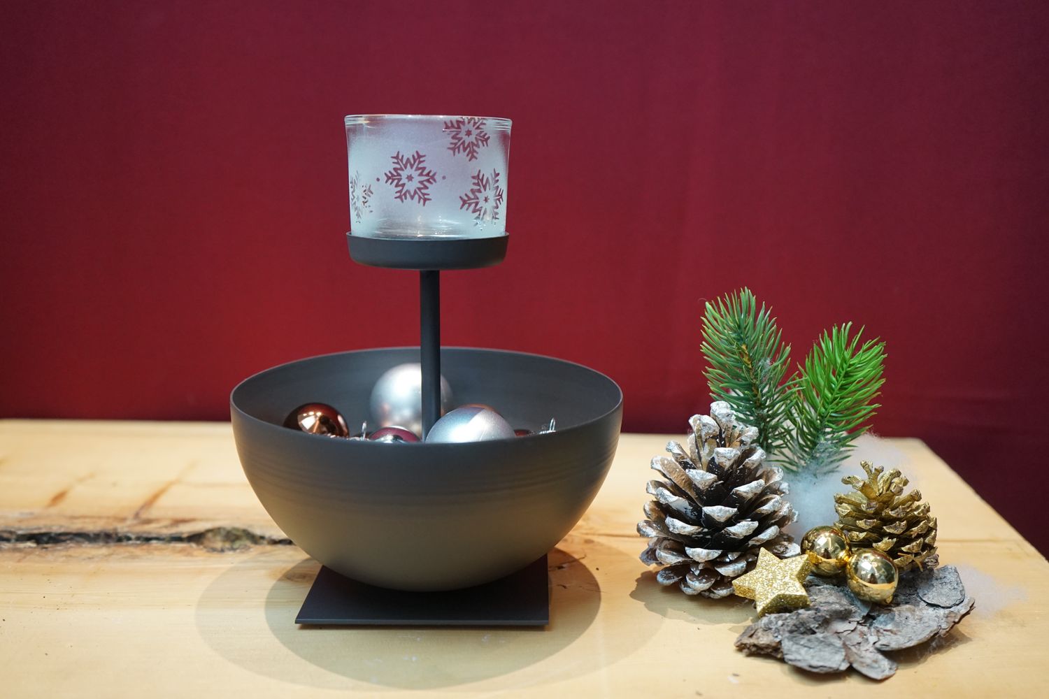Teelichthalter Schale ,,Schneeflocke,,