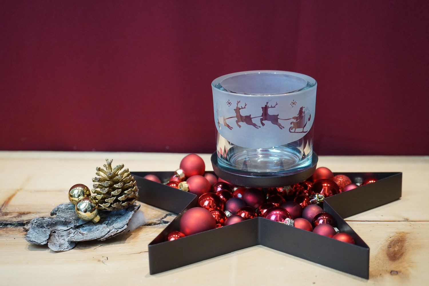 Metallstern ,,Rentier,,