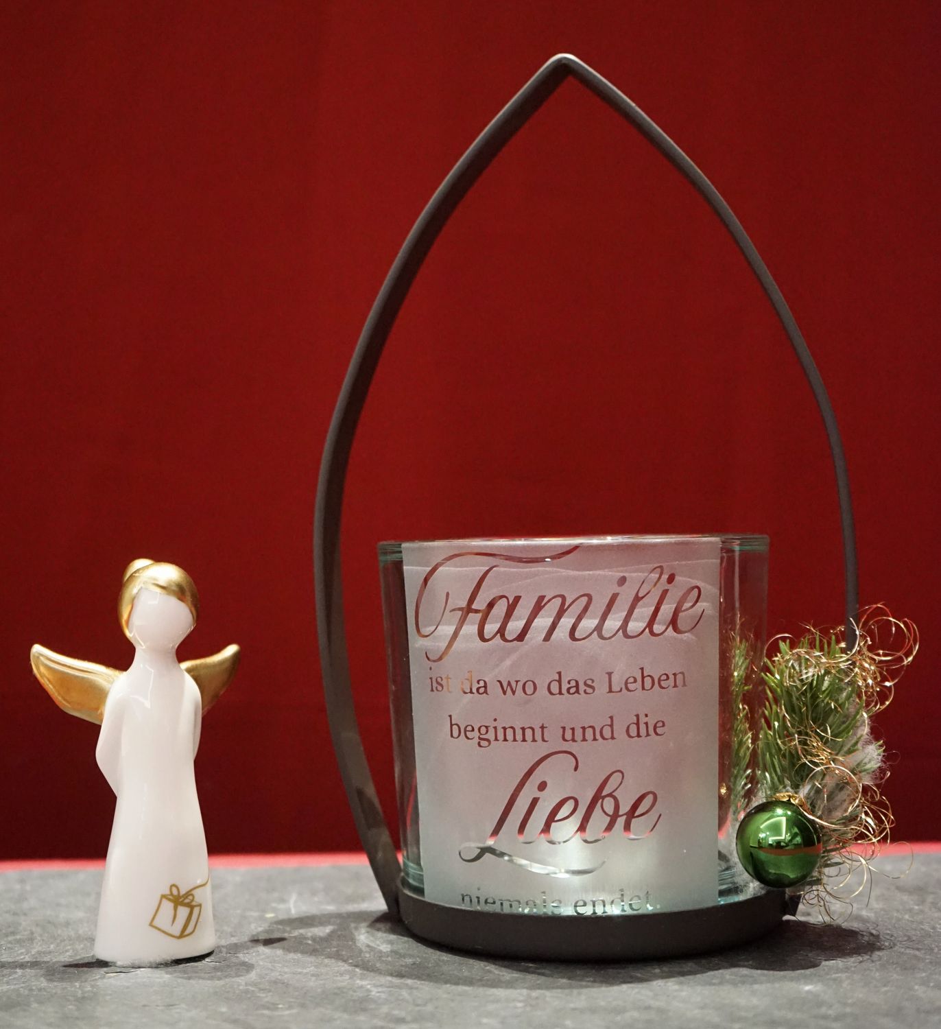 Teelichthalter groß ,,Familie,,