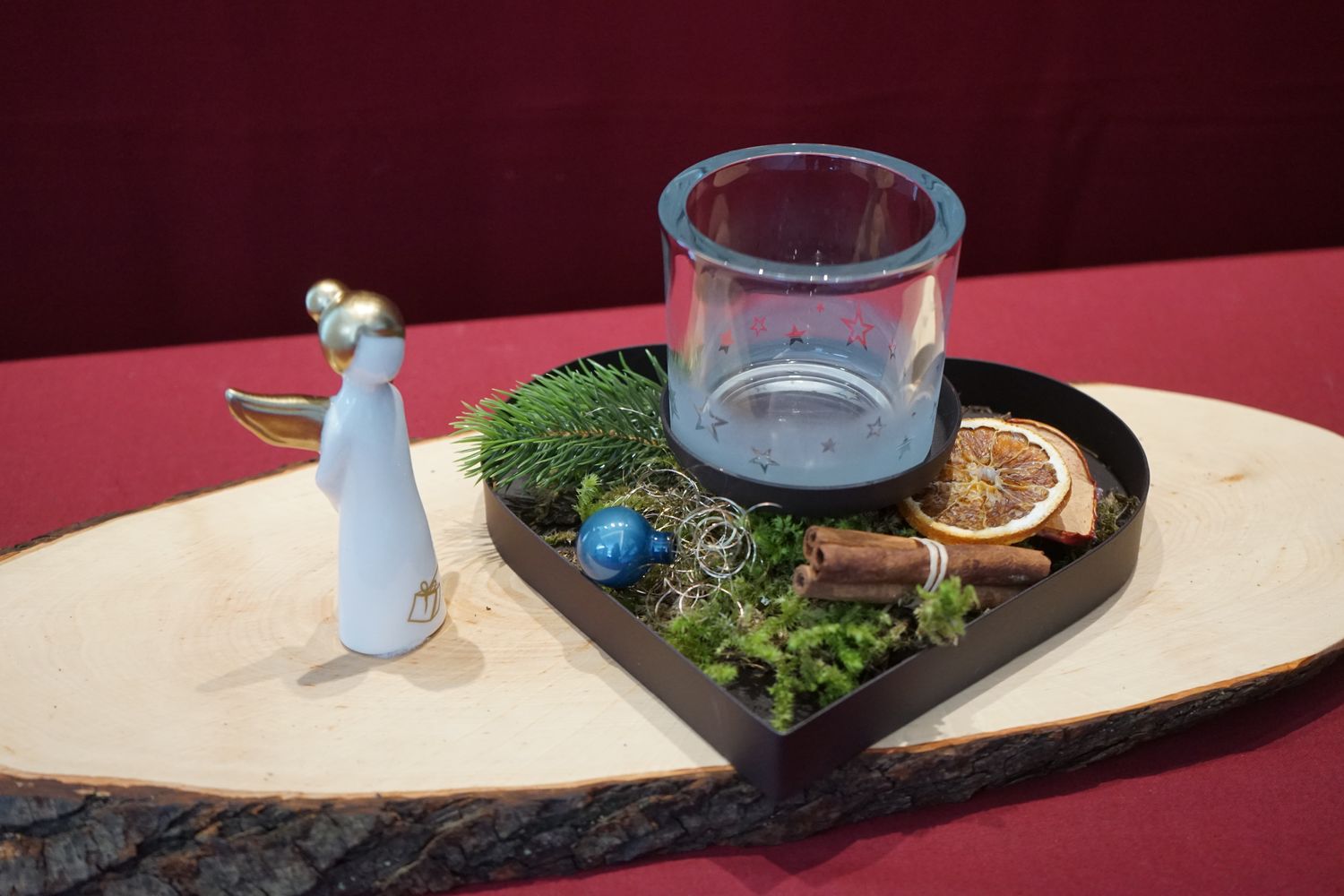 Teelichthalter Herz ,,Sterne,,