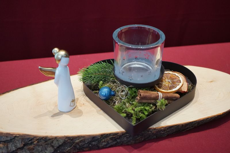 Teelichthalter Herz ,,Sterne,,