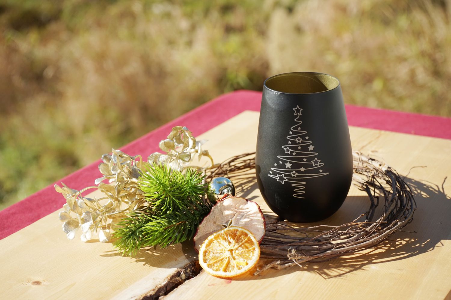 Teelichtglas ,,Baum..