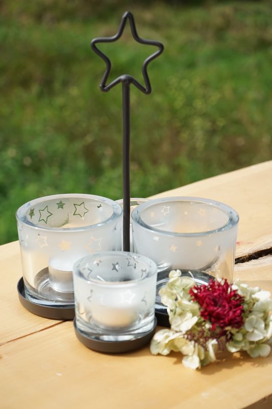 Teelichthalter ,,Stern,,