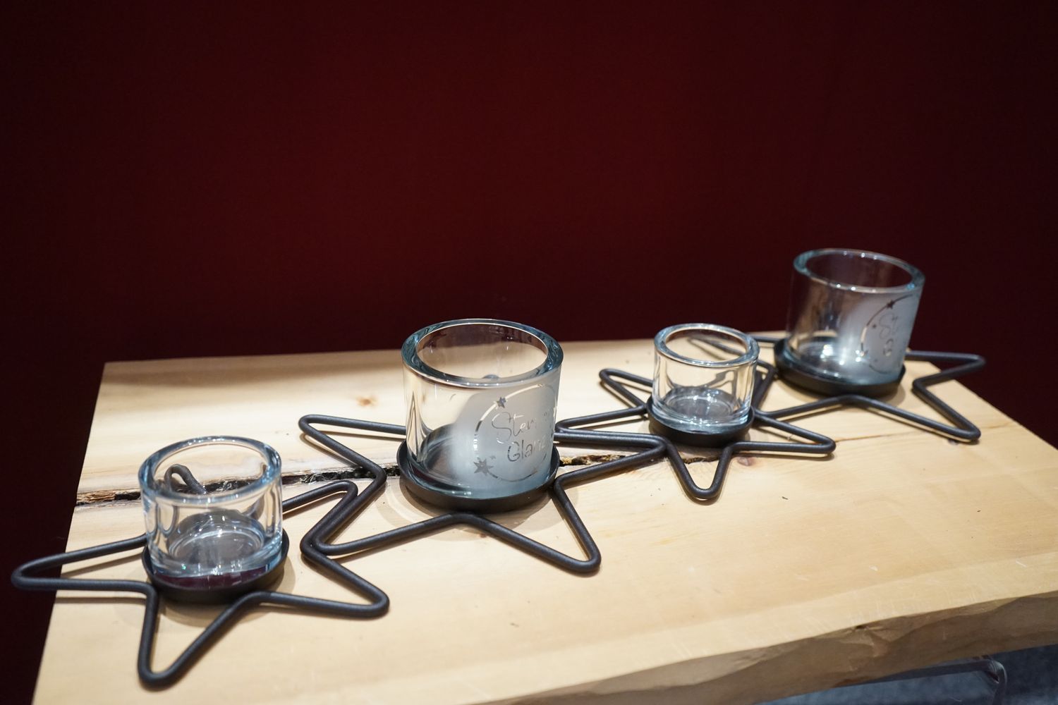 Teelichthalter groß ,,Sternenglanz,,