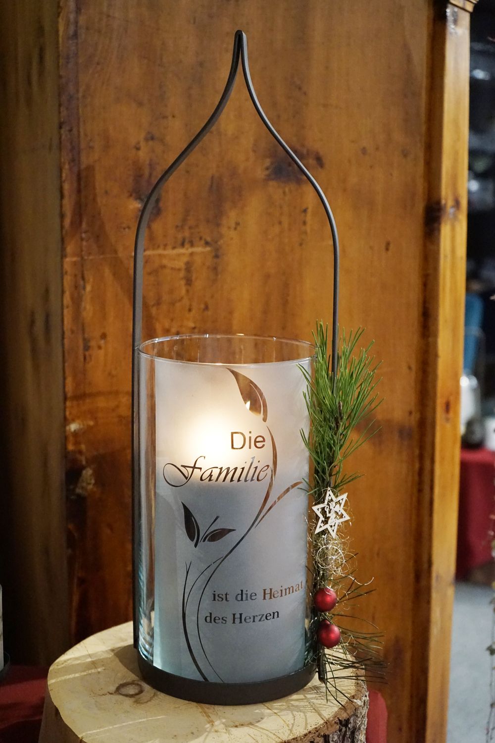 Windlicht ,,die Familie,,