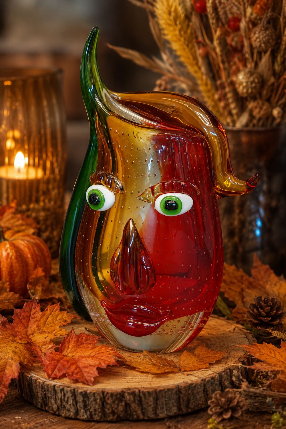 herbstliches Glasunikat