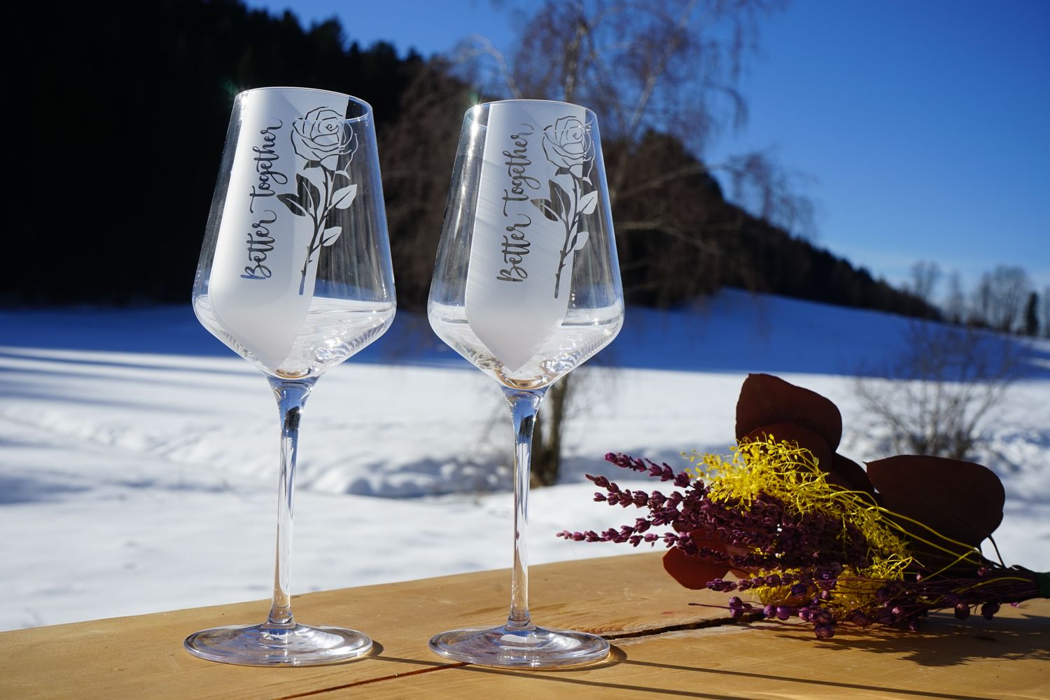 Weinglas-Set ,, better together,,