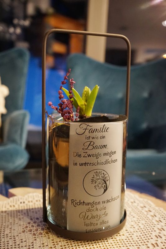 Windlicht ,,Familie,,