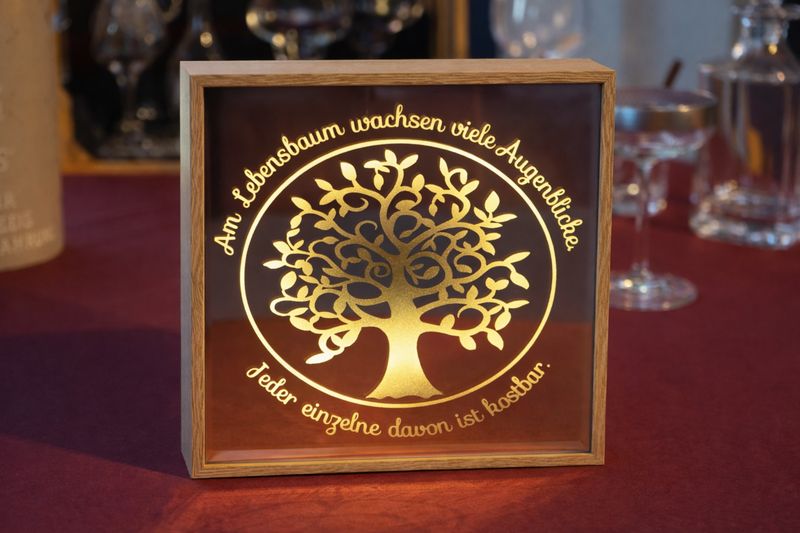 Spiegelbild-Beleuchtet