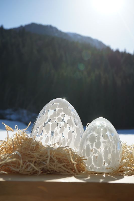 Glasosterei groß ,,weiß,,