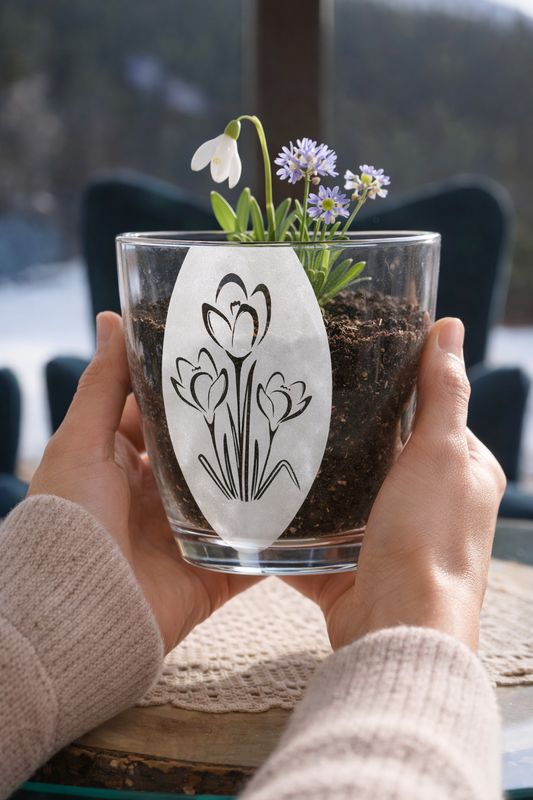 Vase ,,Frühling,,