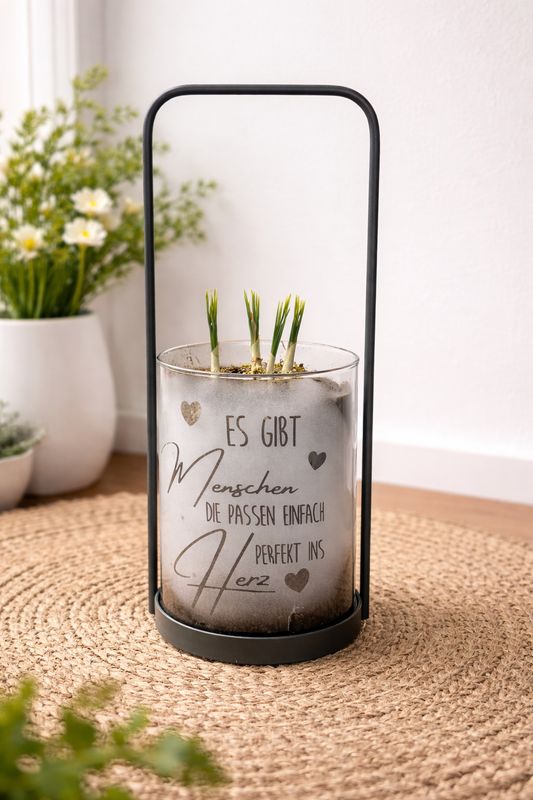 Windlicht ,,Menschen,,