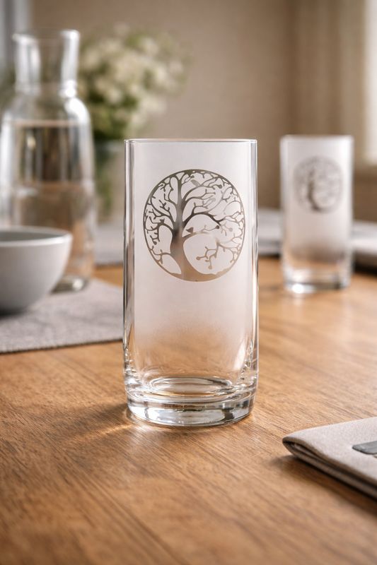 Trinkglas ,,Lebensbaum,,