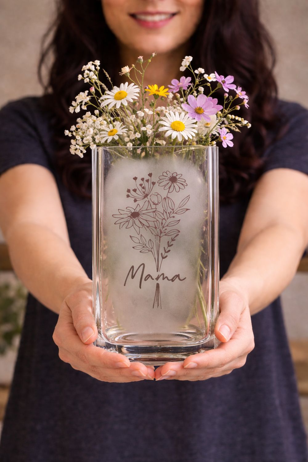 Vase groß ,,Mama,,