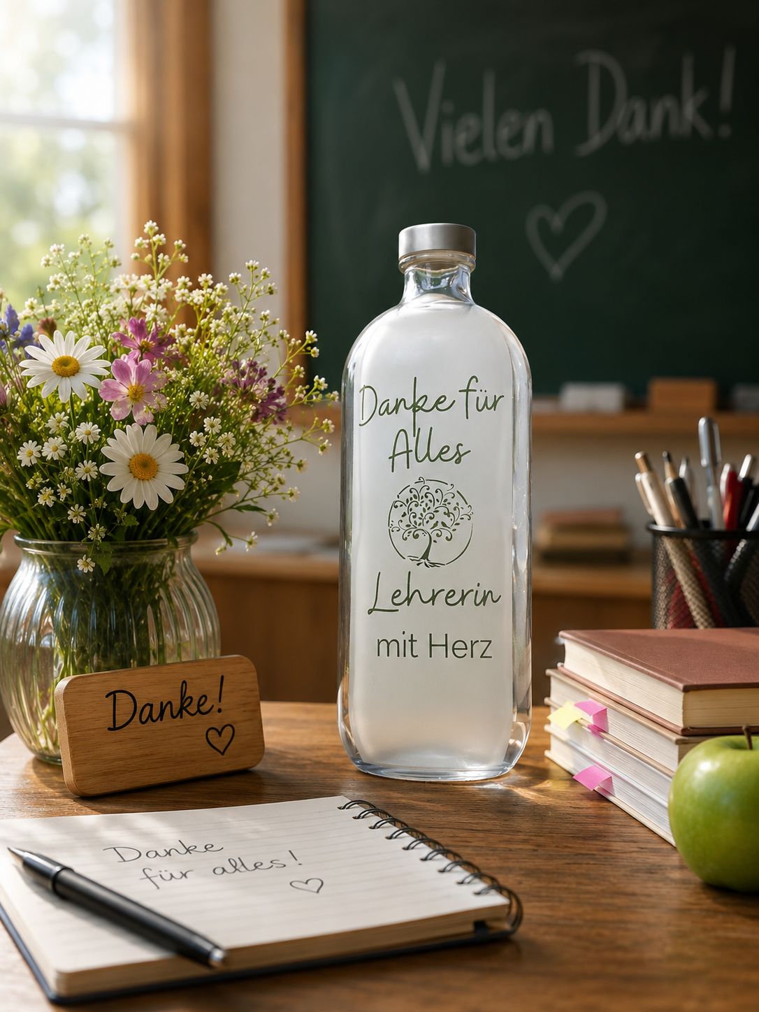Trinkflasche ,,Danke,,