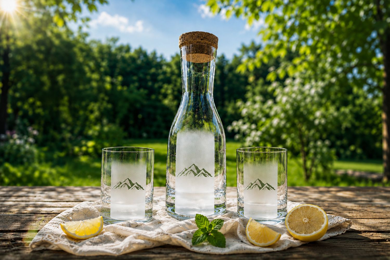 Wasser-Set Berge