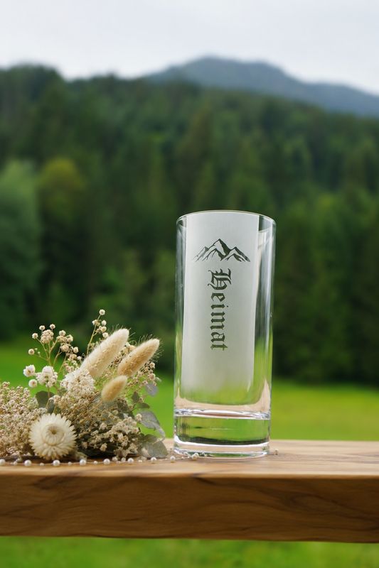 Trinkglas ,,Heimat,,