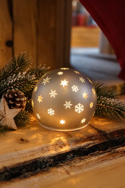 Lichterkugel ,,Schneeflocken,,