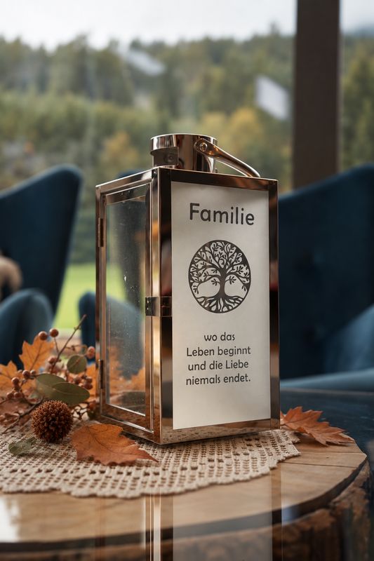 Laterne ,,Familie,,