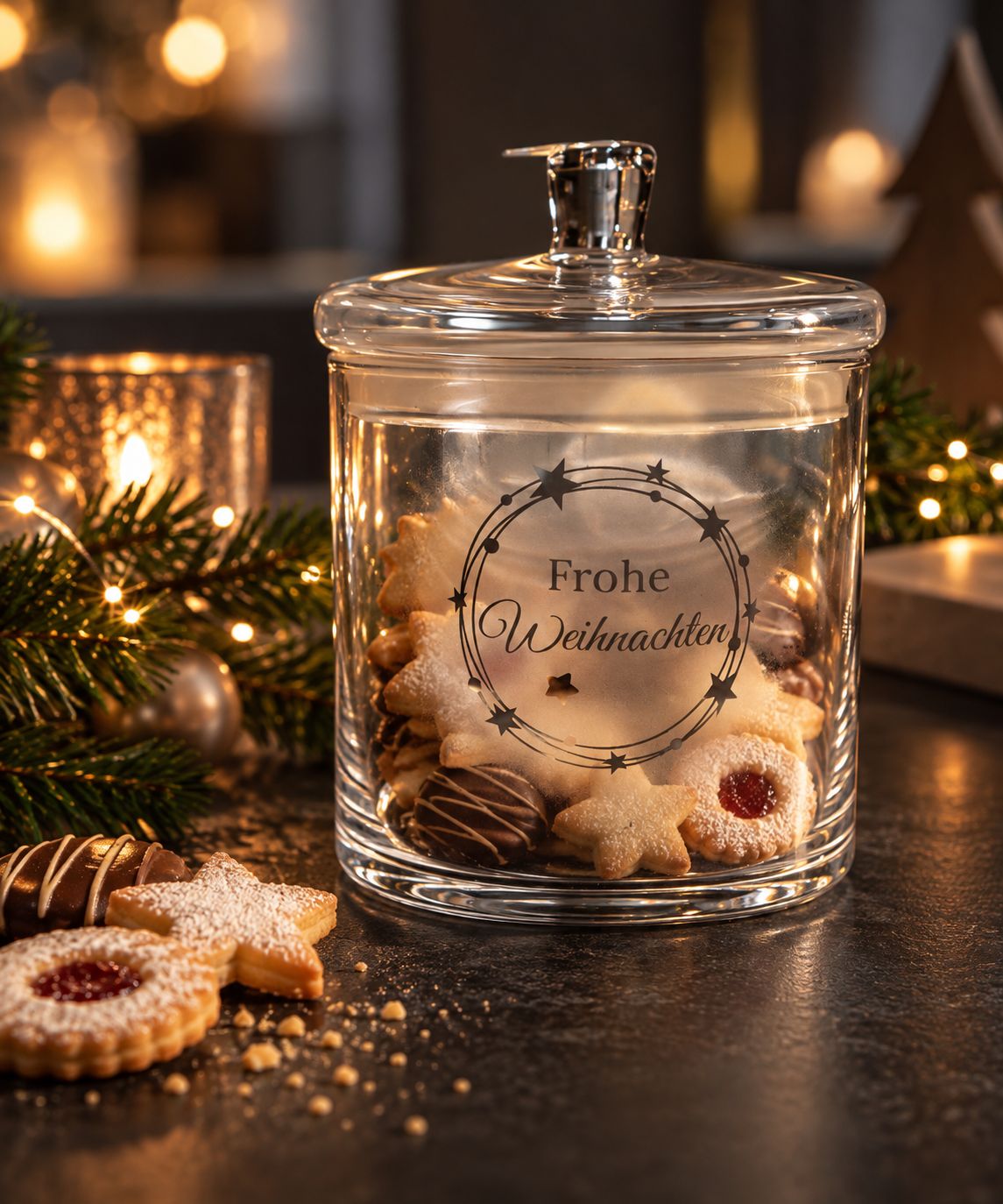 Keksdose ,,Frohe Weihnachten,,