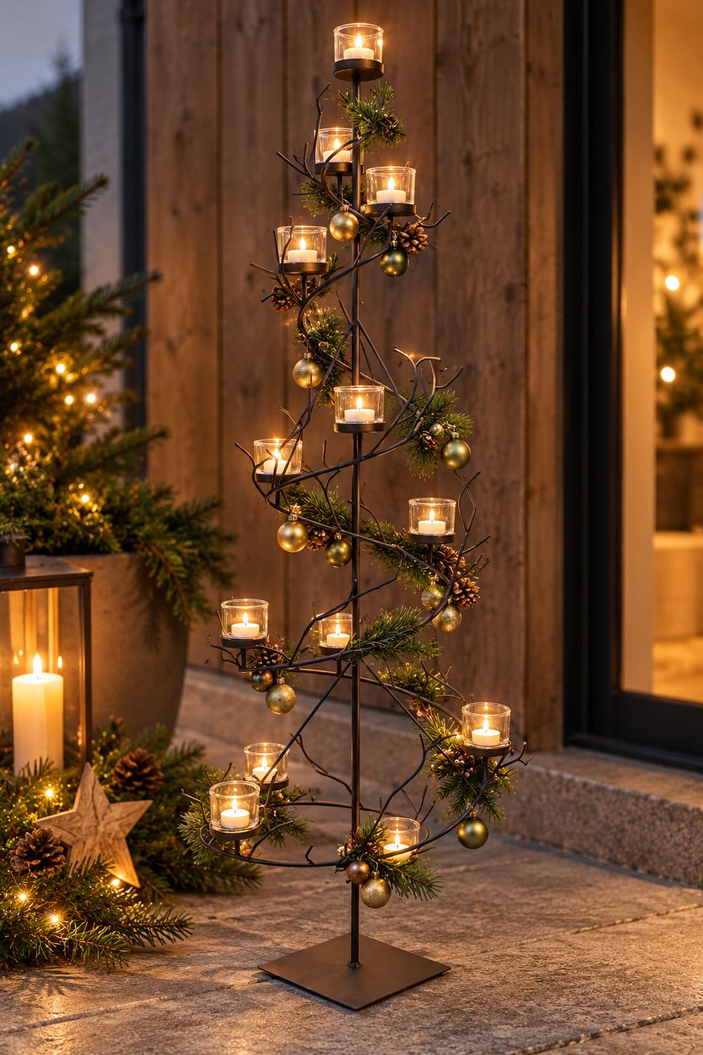 moderner Christbaum