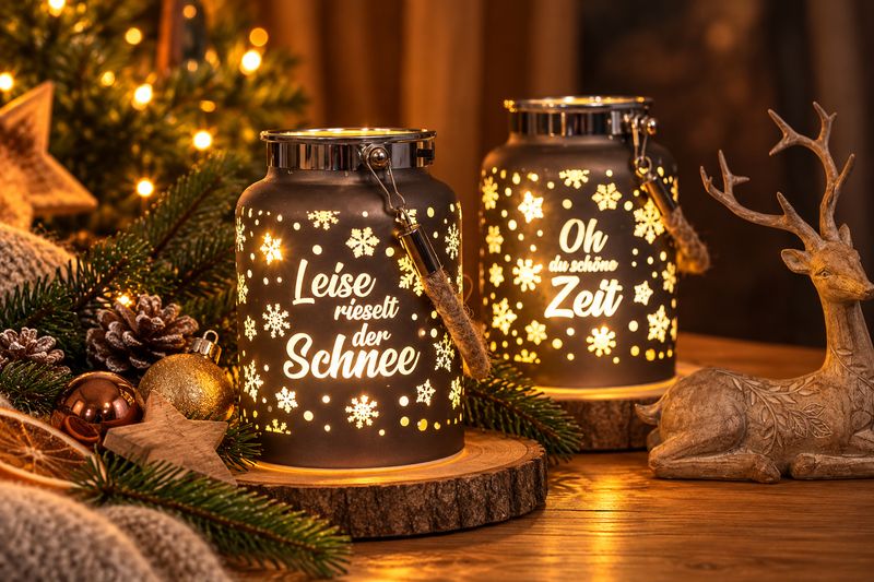LED-Licht ,,leise rieselt der Schnee,,