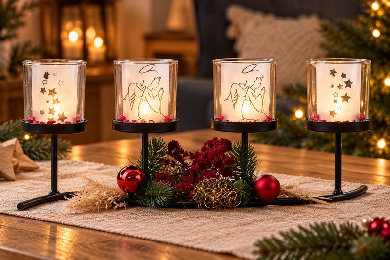 Adventskranz ,,klein,, Engel