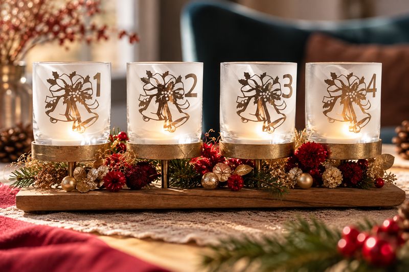 Adventskranz ,,Glocken,,