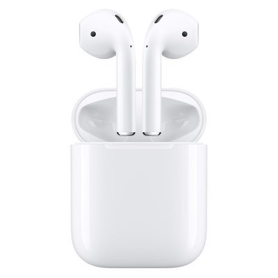 Apple AirPods - Wireless Headset with Mic (White, In the Ear)