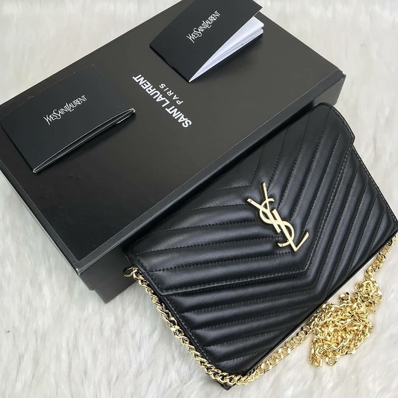 YSL - Saint Laurent Wallet on a Chain