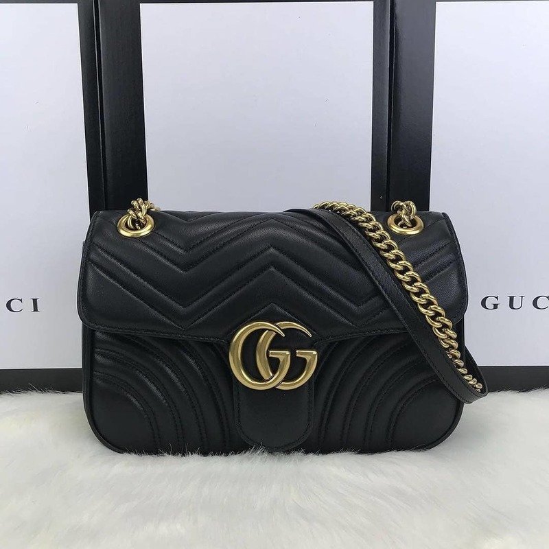 Gucci Marmont Small Matelassé Shoulder Bag