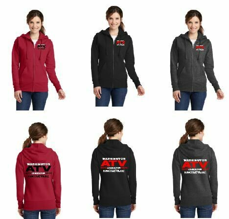 Ladies Fleece Full-Zip Hooded Sweatshirt