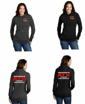 Ladies Fleece Pullover Hooded Sweatshirt