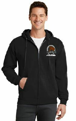 Mens Fleece Full-Zip Hooded Sweatshirt