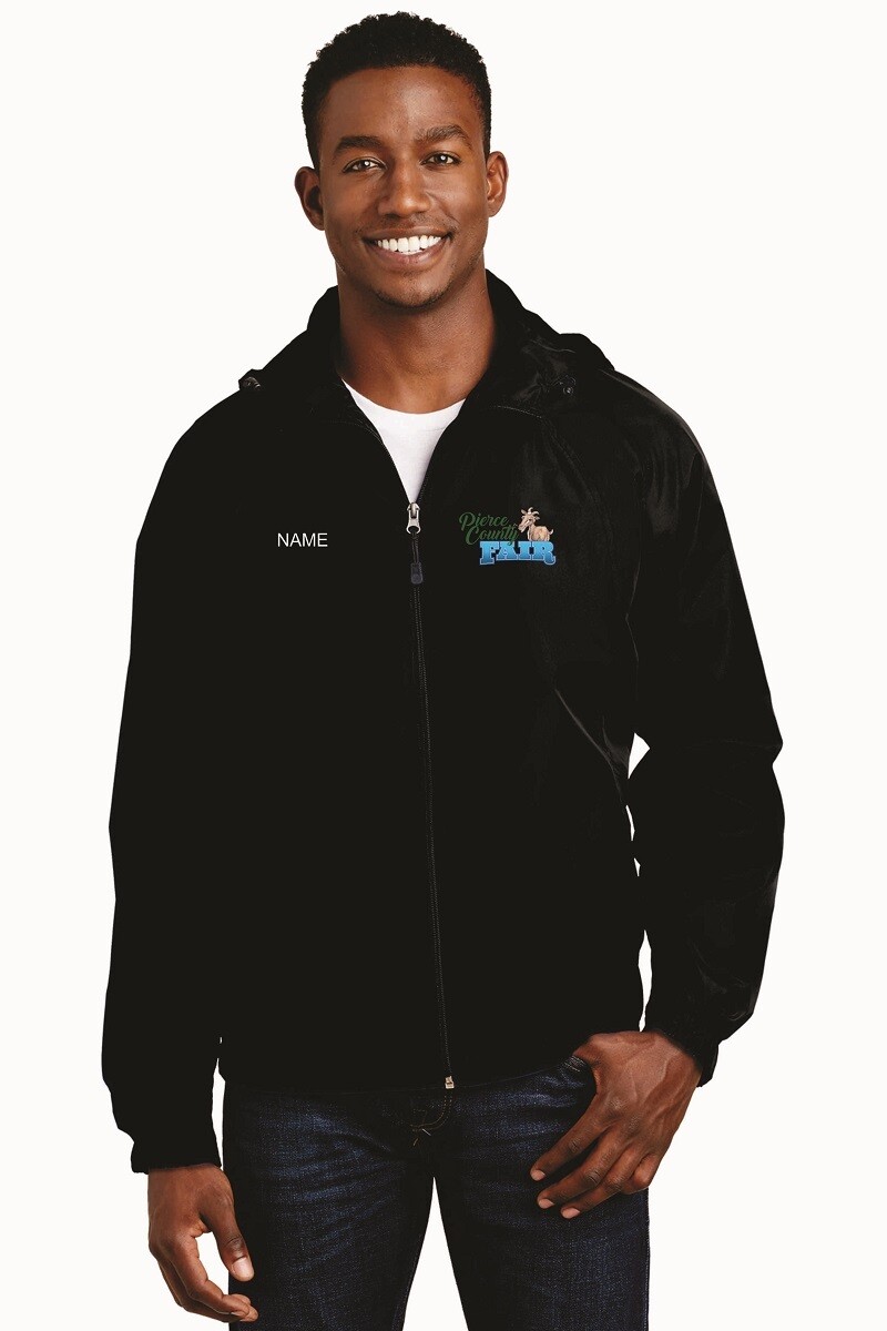 Mens Hooded Raglan Jacket