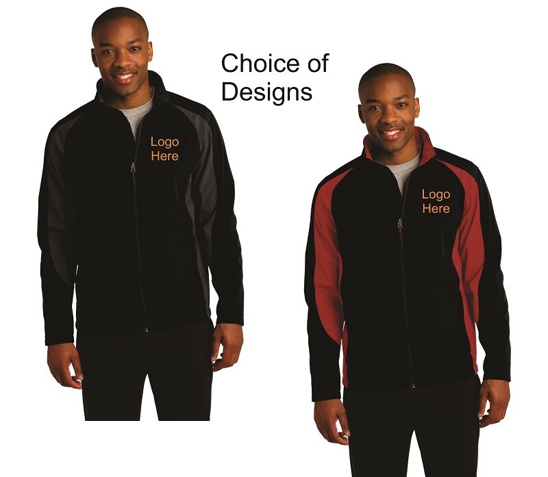 Mens Soft Shell Jacket-Two Tone