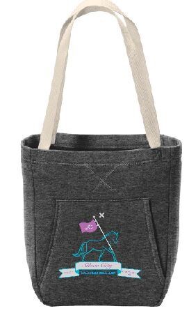 Fleece Sweatshirt Tote
Vinyl logo